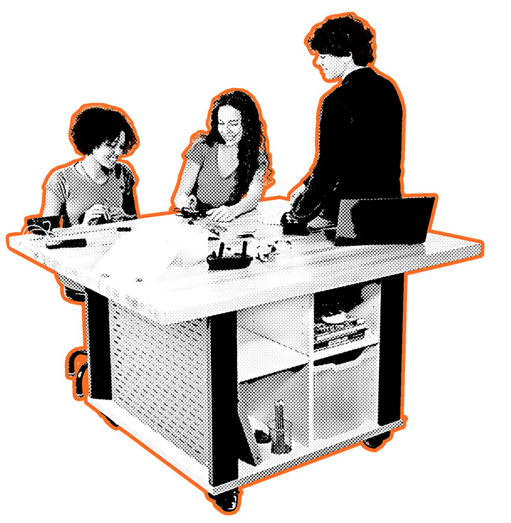 SALTO Mobile Marker Table In Use